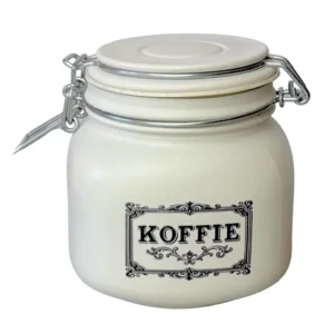 Glass Canister – Coffee / Koffie Storage Jar (700ml)